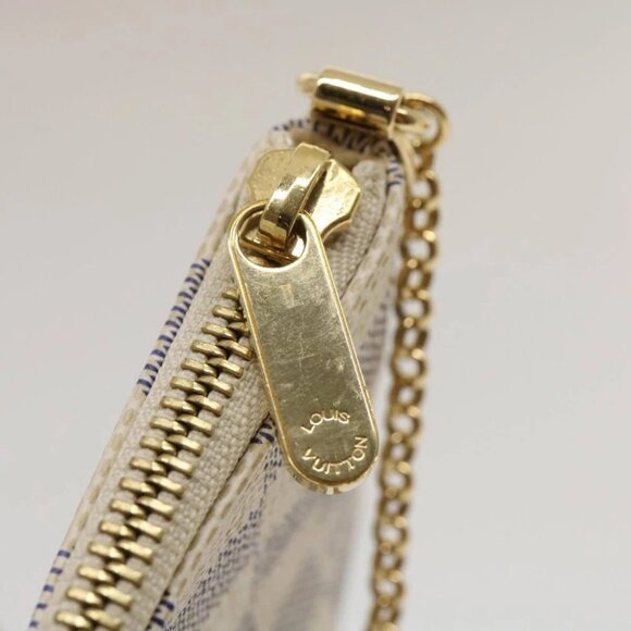 LOUIS VUITTON Damier Azur Pochette Mira MM Accessory Pouch - Picture 9 of 16